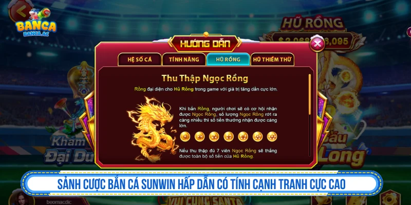 Sảnh cược bắn cá SUNWIN hấp dẫn có tính cạnh tranh cực cao