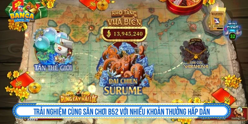 Bắn Cá Đổi Thưởng - Top Game Bắn Cá Đổi Thưởng Hấp Dẫn 2026 Trải nghiệm cùng sân chơi B52 với nhiều khoản thưởng hấp dẫn